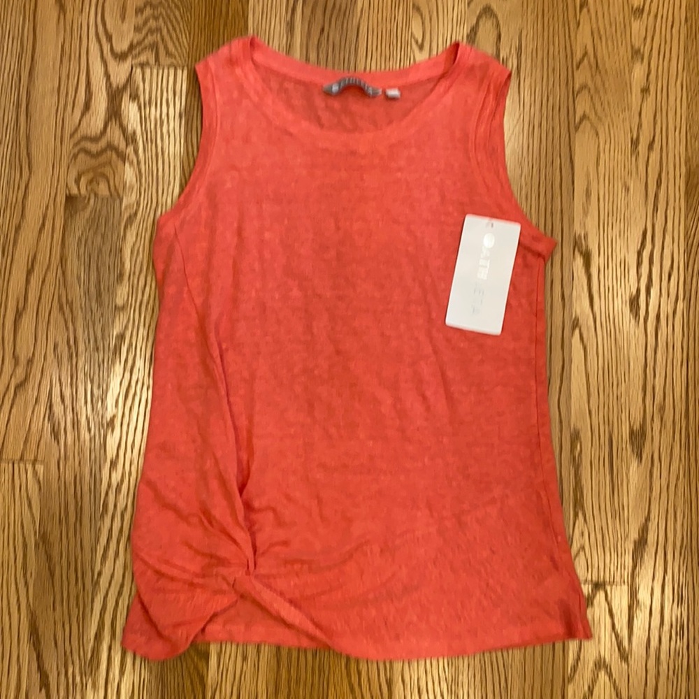Athleta Knot Zephyr linen tank